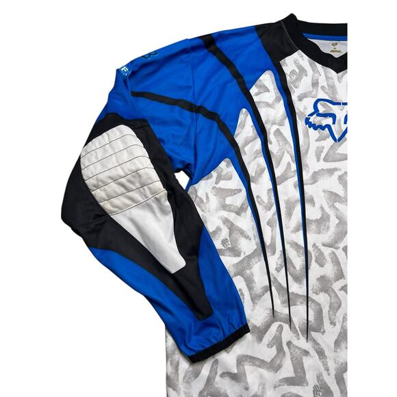 VTG Fox Racing Motocross Supercross Jersey Shirt Long Sleeve Mens XL Y2K AOP - Picture 4 of 11